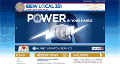 Desktop Screenshot of ibew351.org